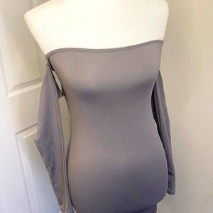 Sexy Grey Mini Dress